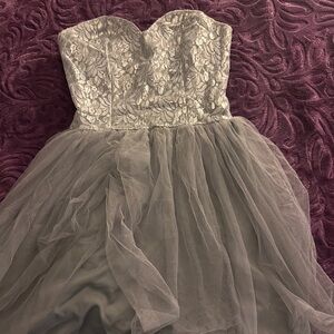 Elegant sparkly mini dress